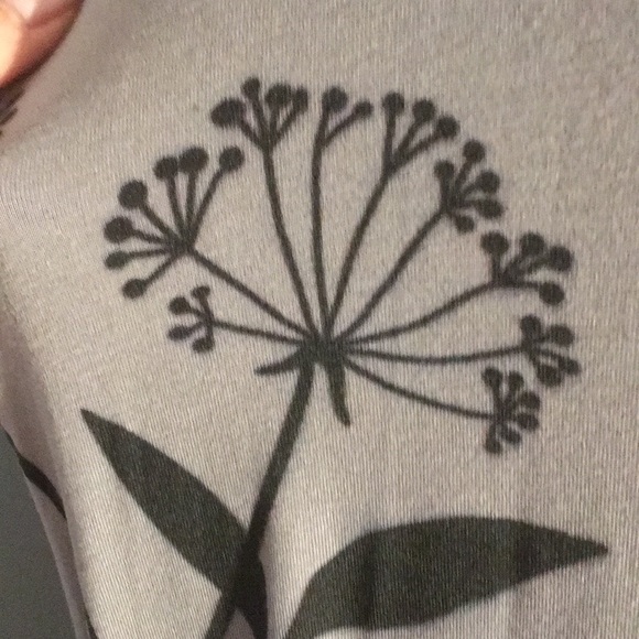 Mad style maxi dress Grey with black flower. Tank - Picture 2 of 3